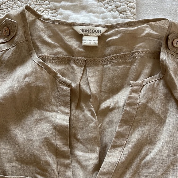 Monsoon linen long  top - Picture 2 of 3
